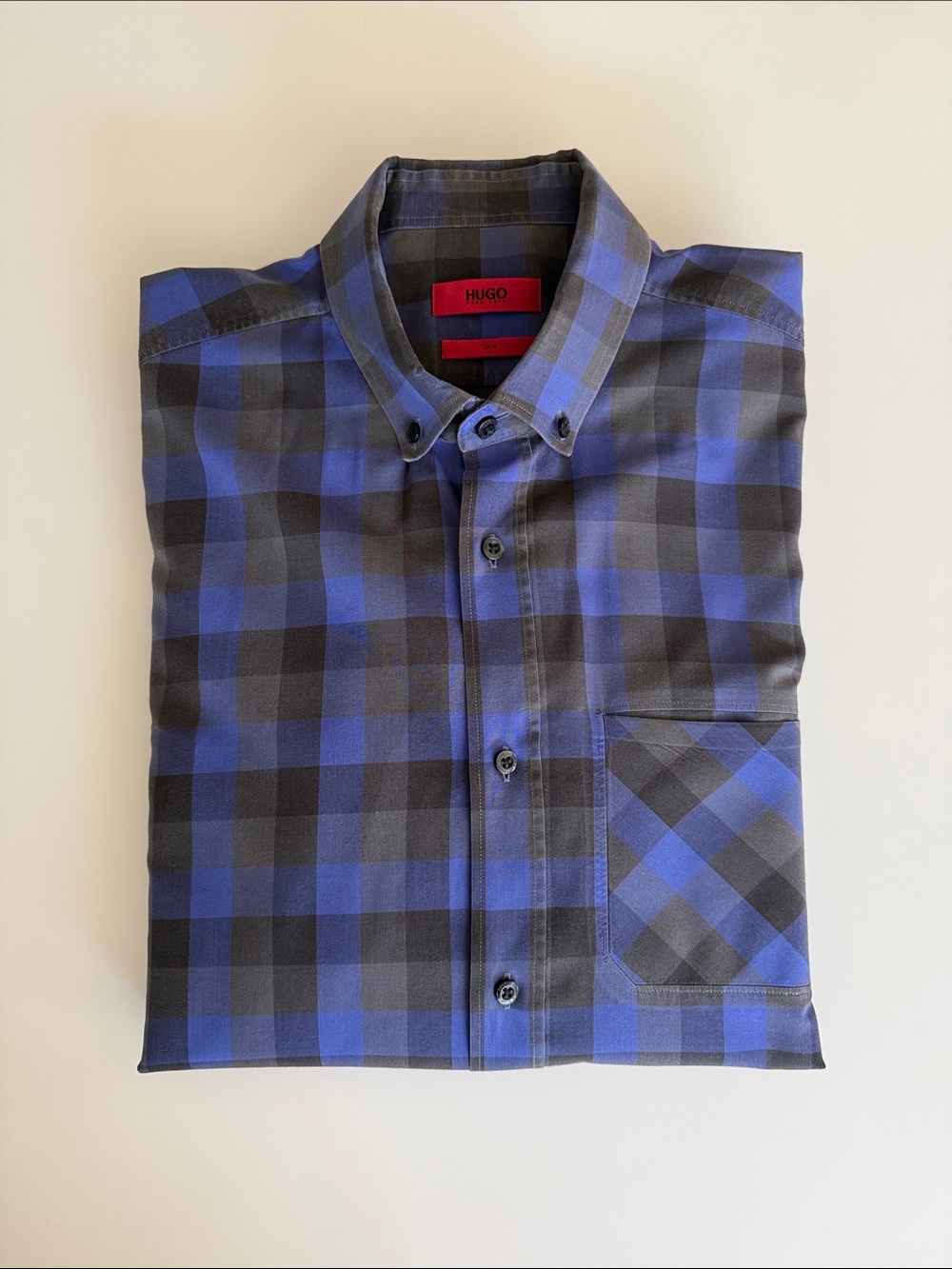 Hugo Boss plaid shirt